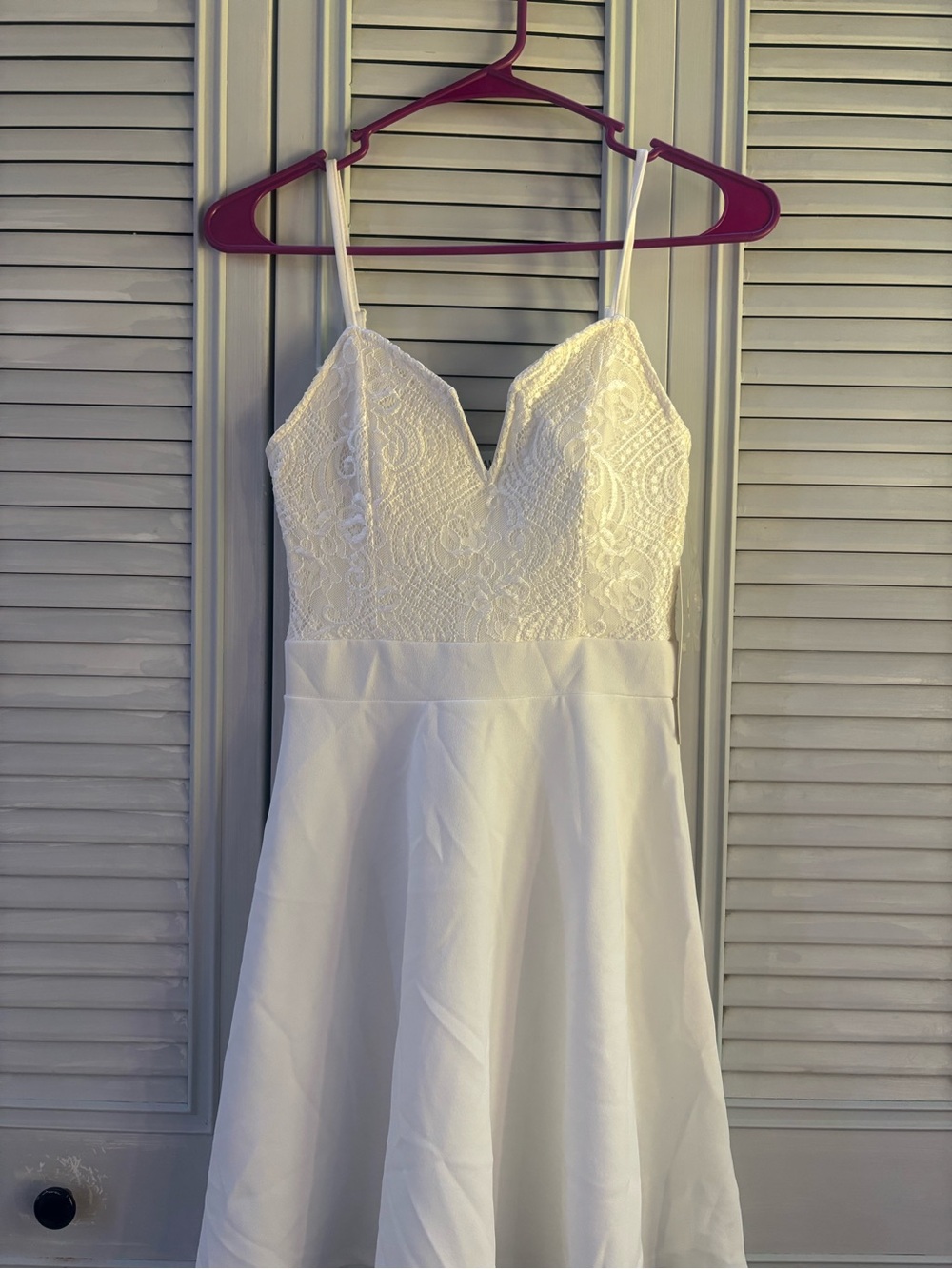 White dress